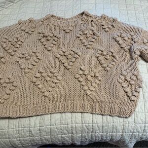 Chunky light pink/beige Sweater